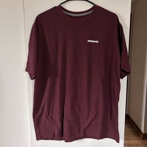 Patagonia Burgundy Short Sleeve Tee